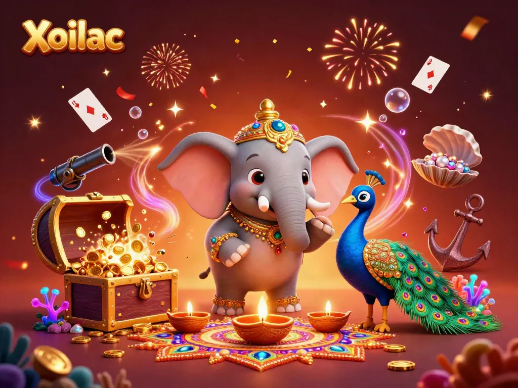 Xoilac offers exciting live football streaming with vibrant 3D illustrations and dynamic elements.