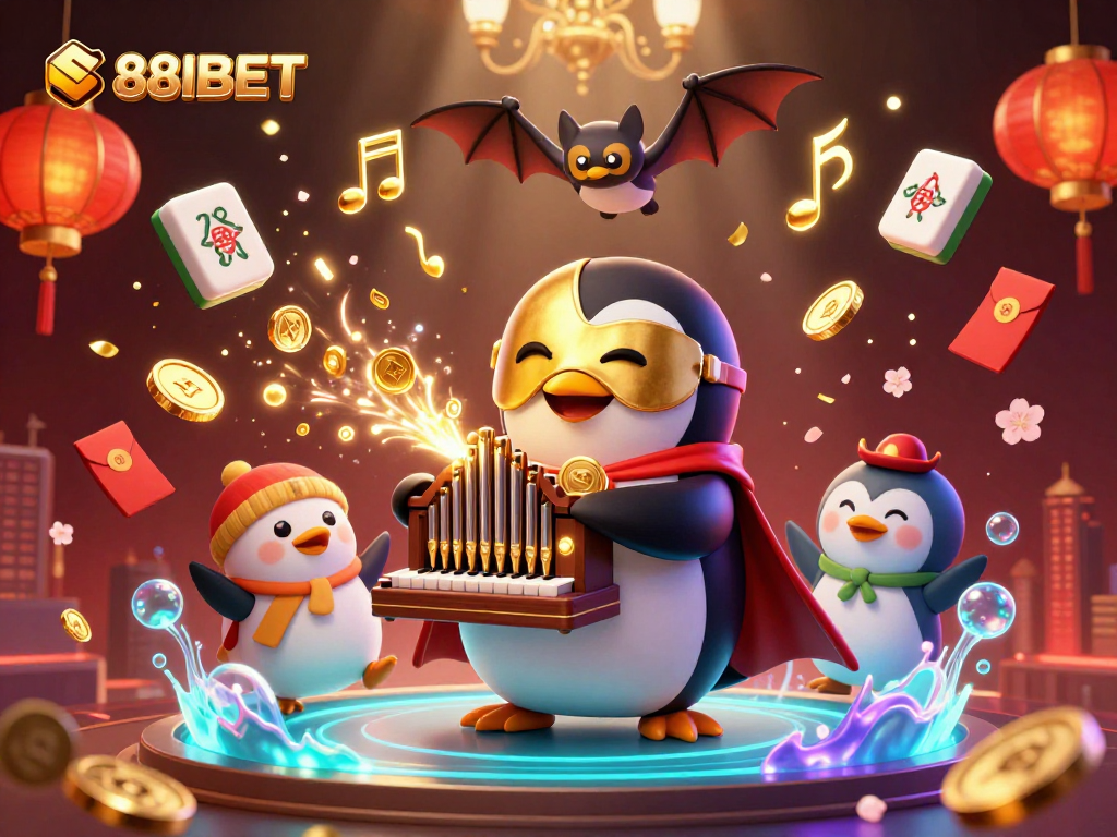 Experience exciting gameplay with 88IBET and vibrant casino elements like golden coins and colorful lanterns.