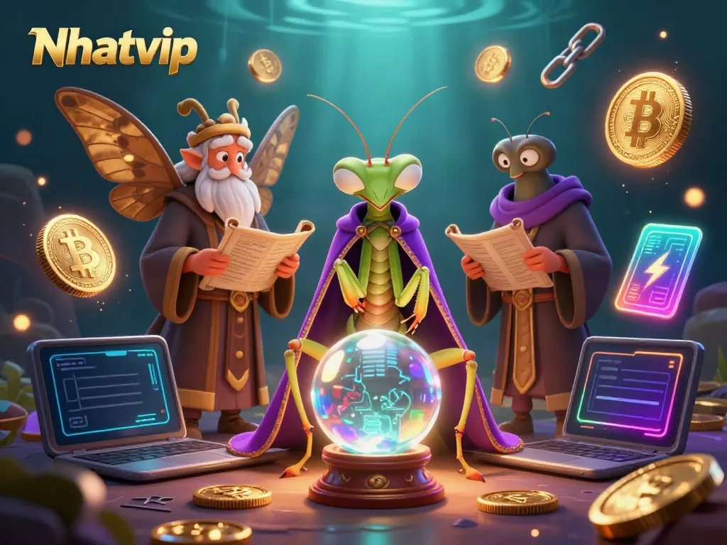 Nhatvip players discovering engaging casino experiences with unique characters and vibrant game elements.