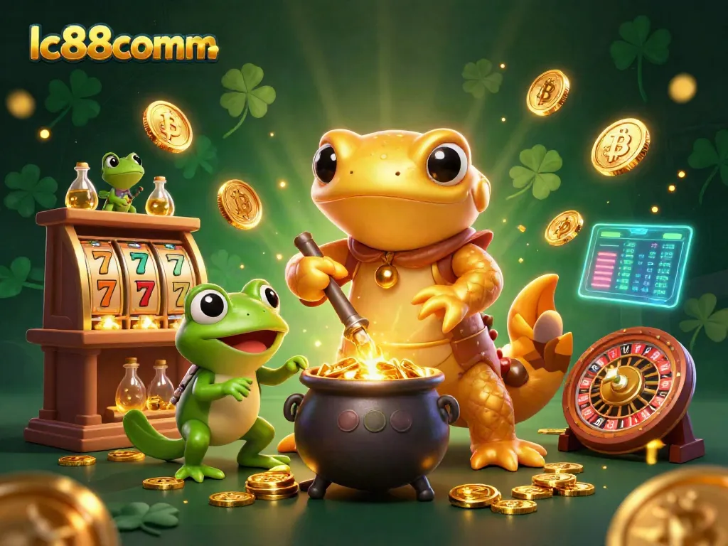 Join the excitement at lc88comm, where gold flows and games spark in a dazzling casino scene.
