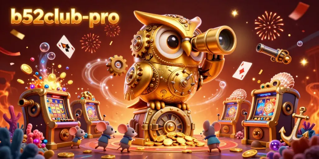 Experience thrilling gameplay at b52club-pro with vibrant 3D casino scenes full of exciting elements.