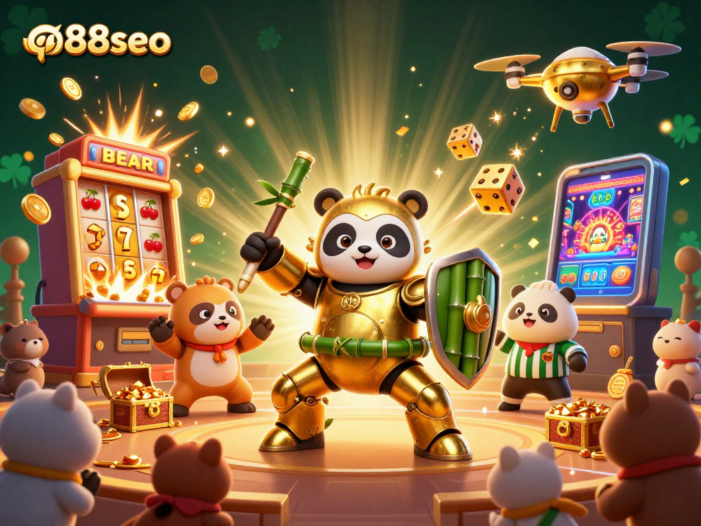 Experience thrilling wins at qs88seo with a vibrant 3D casino scene showcasing dynamic gaming elements.