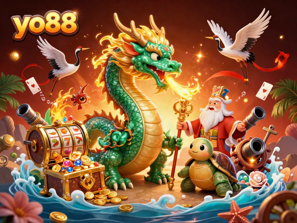 Engage with thrilling gaming adventures at yo88, featuring vibrant characters and heart-pounding casino elements.