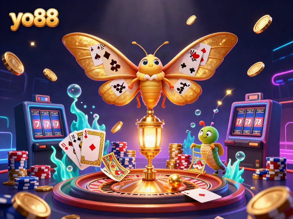 Engage with thrilling games and bonuses at yo88, where vibrant casino scenes come alive.