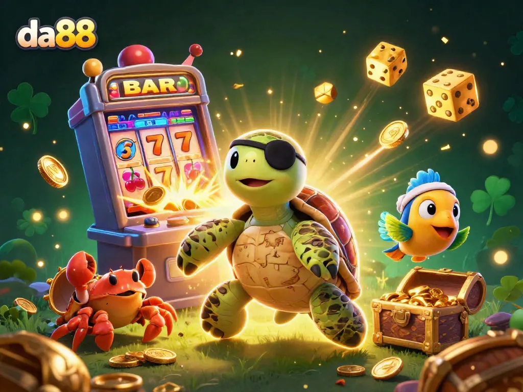 Experience thrilling wins at da88 with a vibrant pirate-themed casino adventure scene.